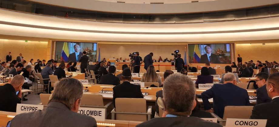En Ginebra, presidente Gustavo Petro anunció aspiración de Colombia para ser miembro del Consejo de Derechos Humanos de Naciones Unidas período 2025-2027