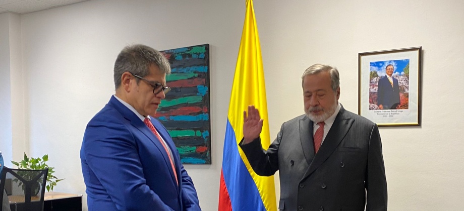 Gustavo Gallón Giraldo asume como nuevo embajador de Colombia ante las Naciones Unidas en Ginebra