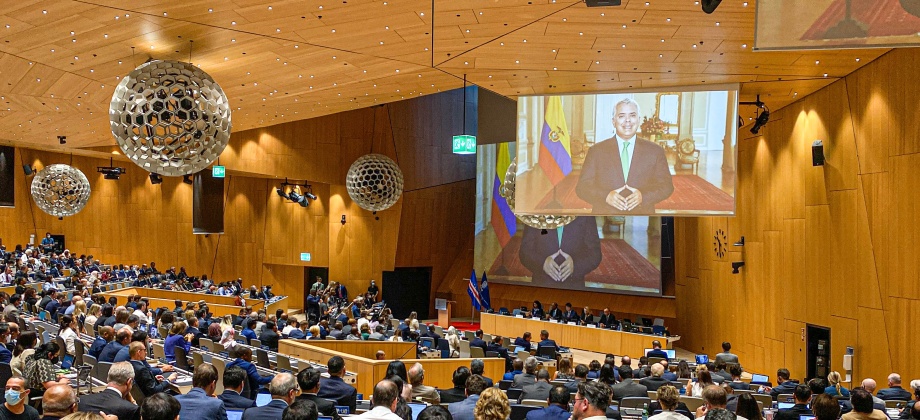 Presidente Iván Duque participó como invitado especial en la apertura de la 63ª Asamblea de la OMPI