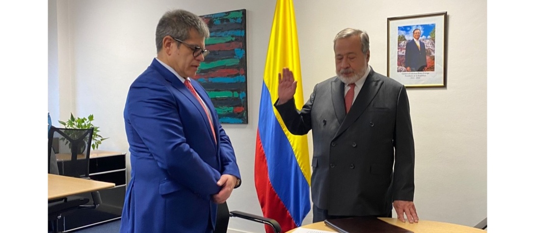 Gustavo Gallón Giraldo asume como nuevo embajador de Colombia ante las Naciones Unidas en Ginebra