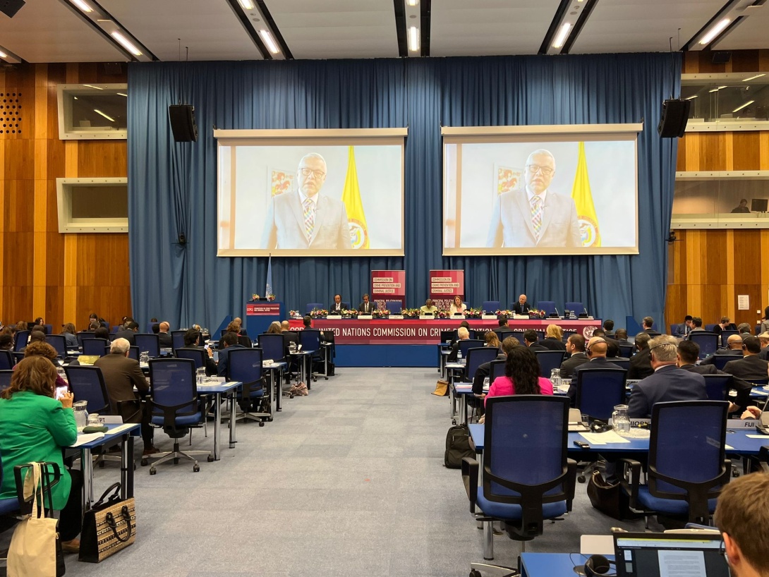 Participación de Colombia en la sesión inaugural del 32º periodo de sesiones de la Comisión de Prevención del Delito y Justicia Penal