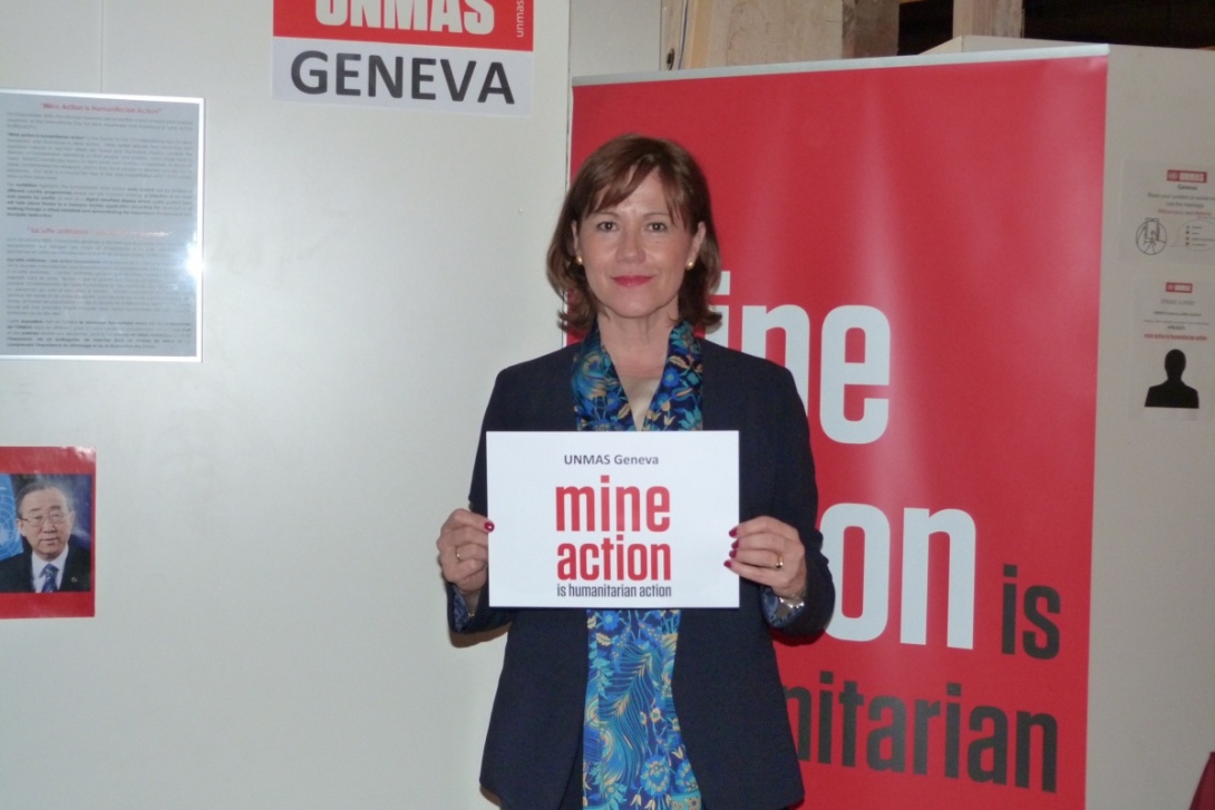 Ginebra se unió al día internacional de sensibilización contra minas antipersonal Misión Permanente de Colombia en Naciones Unidas con sede en Ginebra