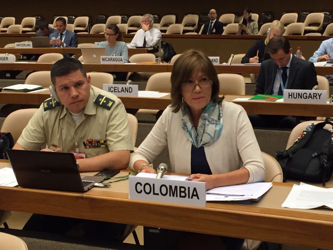 En el marco de la Convención sobre Ciertas Armas Convencionales, Colombia destacó las lecciones aprendidas de los proyectos pilotos de desminado humanitario realizados en las veredas El Orejón, en Antioquia, y Santa Helena, en el Meta, en los que trabajaron de manera conjunta Fuerzas Militares, organizaciones civiles y miembros de la guerrilla de las FARC