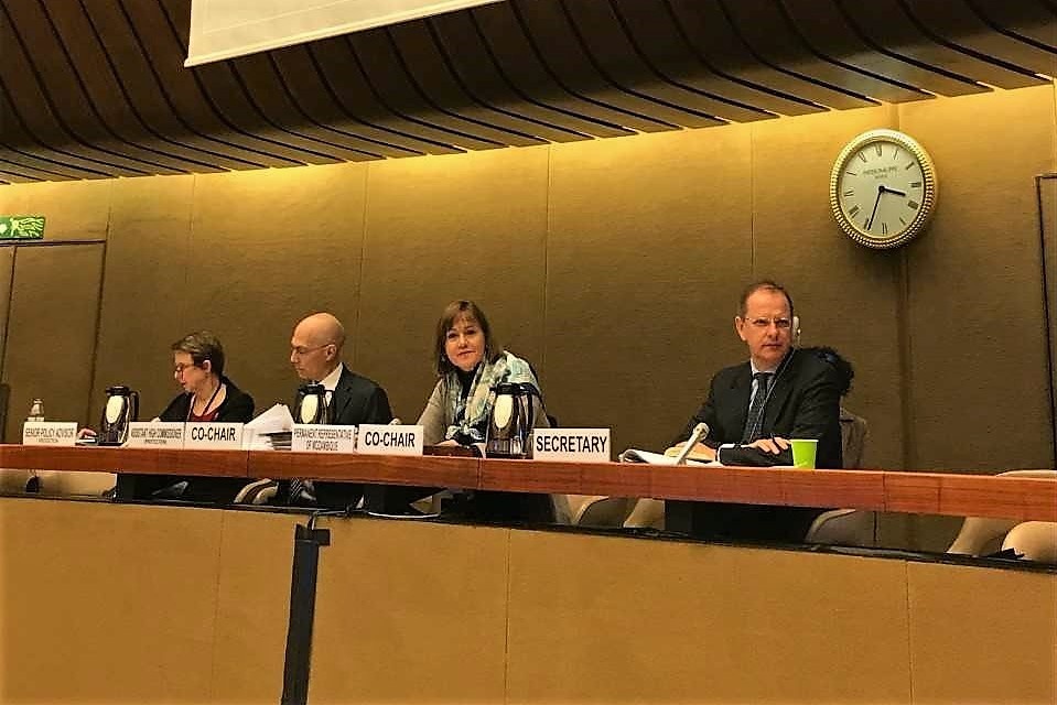 Embajadora de Colombia ante Naciones Unidas copresidió segmento de la discusión sobre el Pacto Global para los Refugiados en Ginebra Embajadora de Colombia ante Naciones Unidas copresidió segmento de la discusión sobre el Pacto Global para los Refugiados en Ginebra